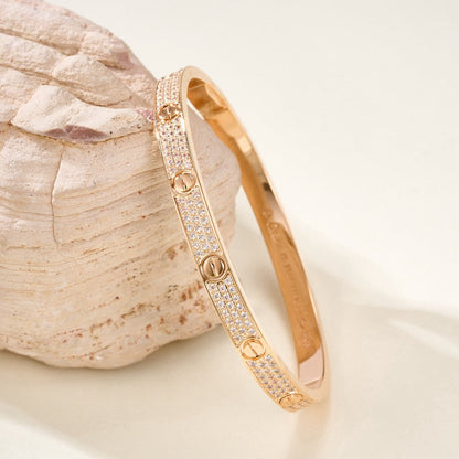 ¡®Veyra Jewelry¡¯LOVE BRACELET 4.8MM DIAMOND-PAVED