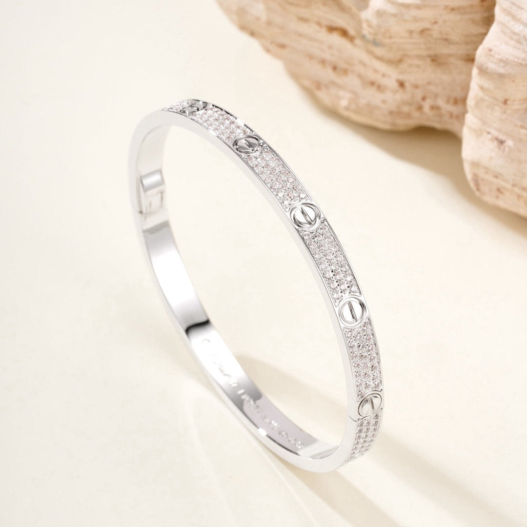 ¡®Veyra Jewelry¡¯LOVE BRACELET 4.8MM DIAMOND-PAVED