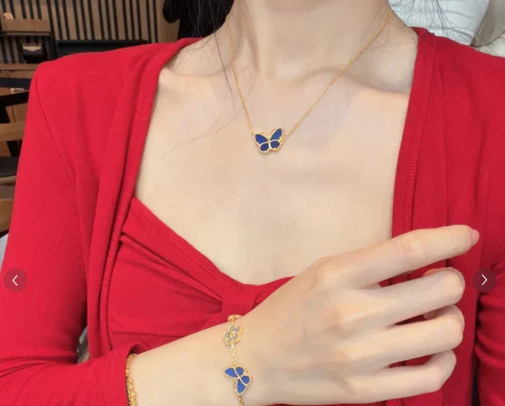 [Veyra Jewelry] BUTTERFLY BLUE NECKLACE