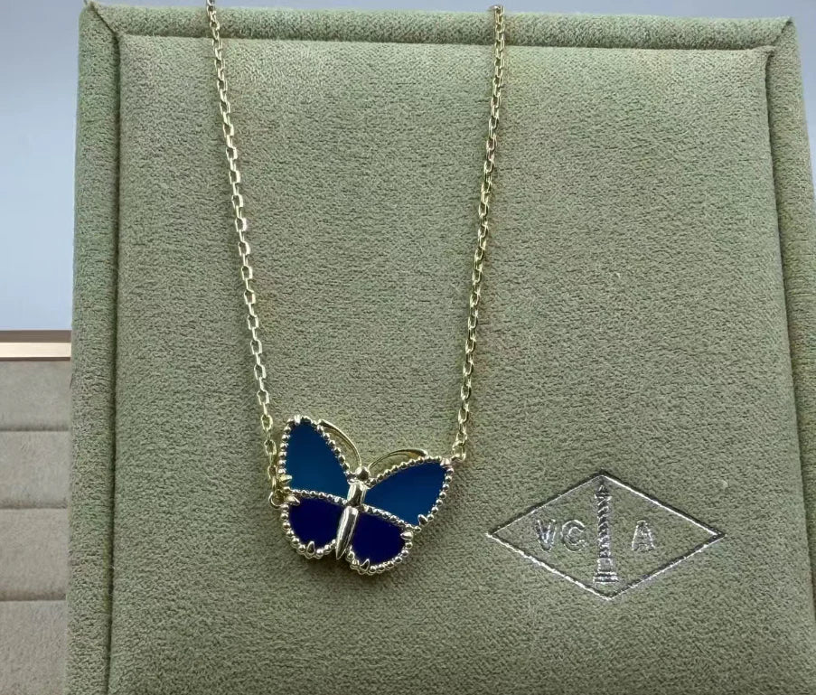[Veyra Jewelry] BUTTERFLY BLUE NECKLACE