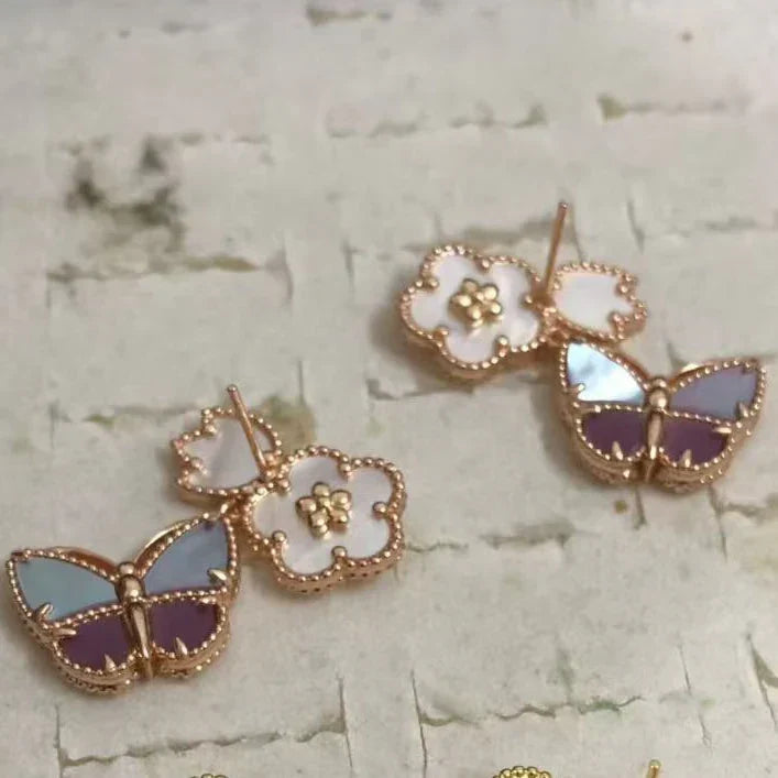 [Veyra Jewelry]26 NEW CLOVER LUCKY LIGHT PURPLE SET