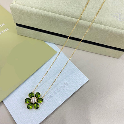 [Veyra Jewelry] flower necklace