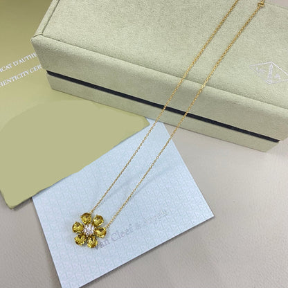 [Veyra Jewelry] flower necklace