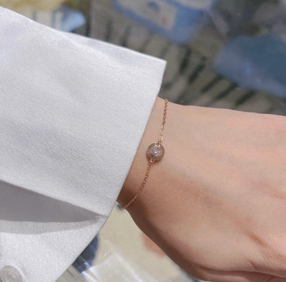 [Veyra Jewelry] UFO Series Single Diamond Bracelet