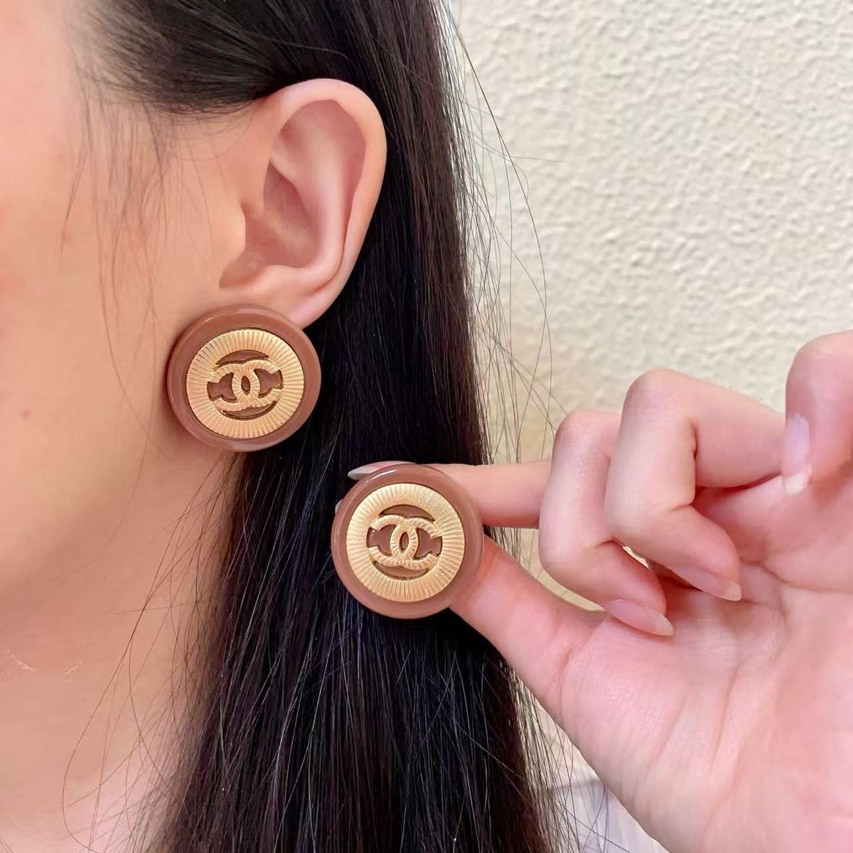 [Veyra Jewelry]Classic Double C Earrings