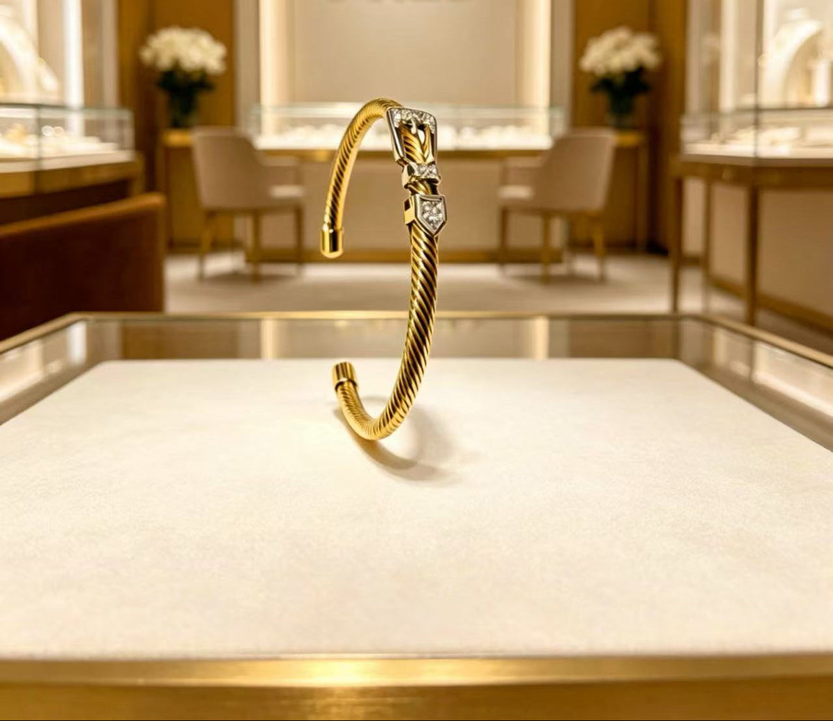¡®Veyra Jewelry26 New Open Horseshoe Bangle