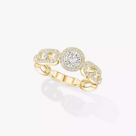 [Veyra Jewelry]Move Link Solitaire Ring