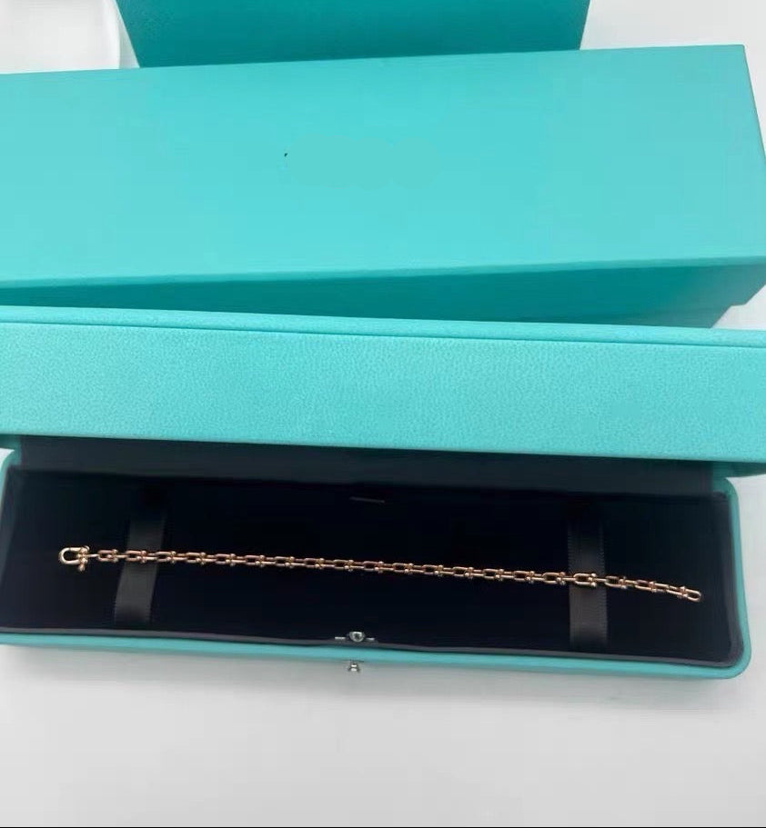 [Veyra Jewelry] T Micro Link Bracelet