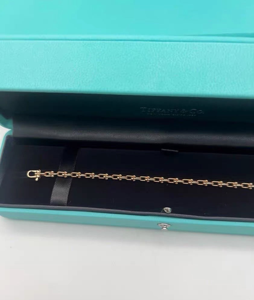 [Veyra Jewelry] T Micro Link Bracelet