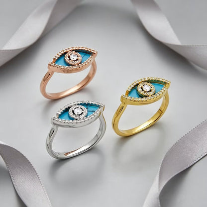 [Veyra Jewelry]Lucky Eye Malachite Ring