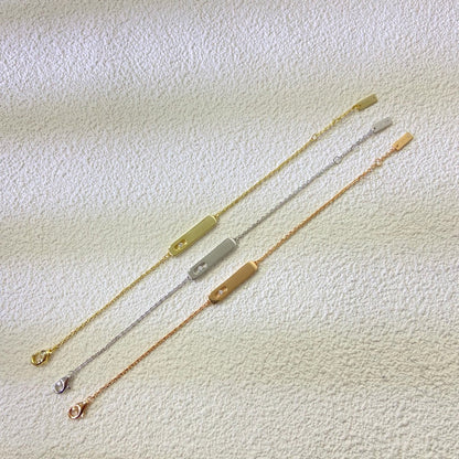 [Veyra Jewelry]My First Diamond Bracelet(Adjustable)