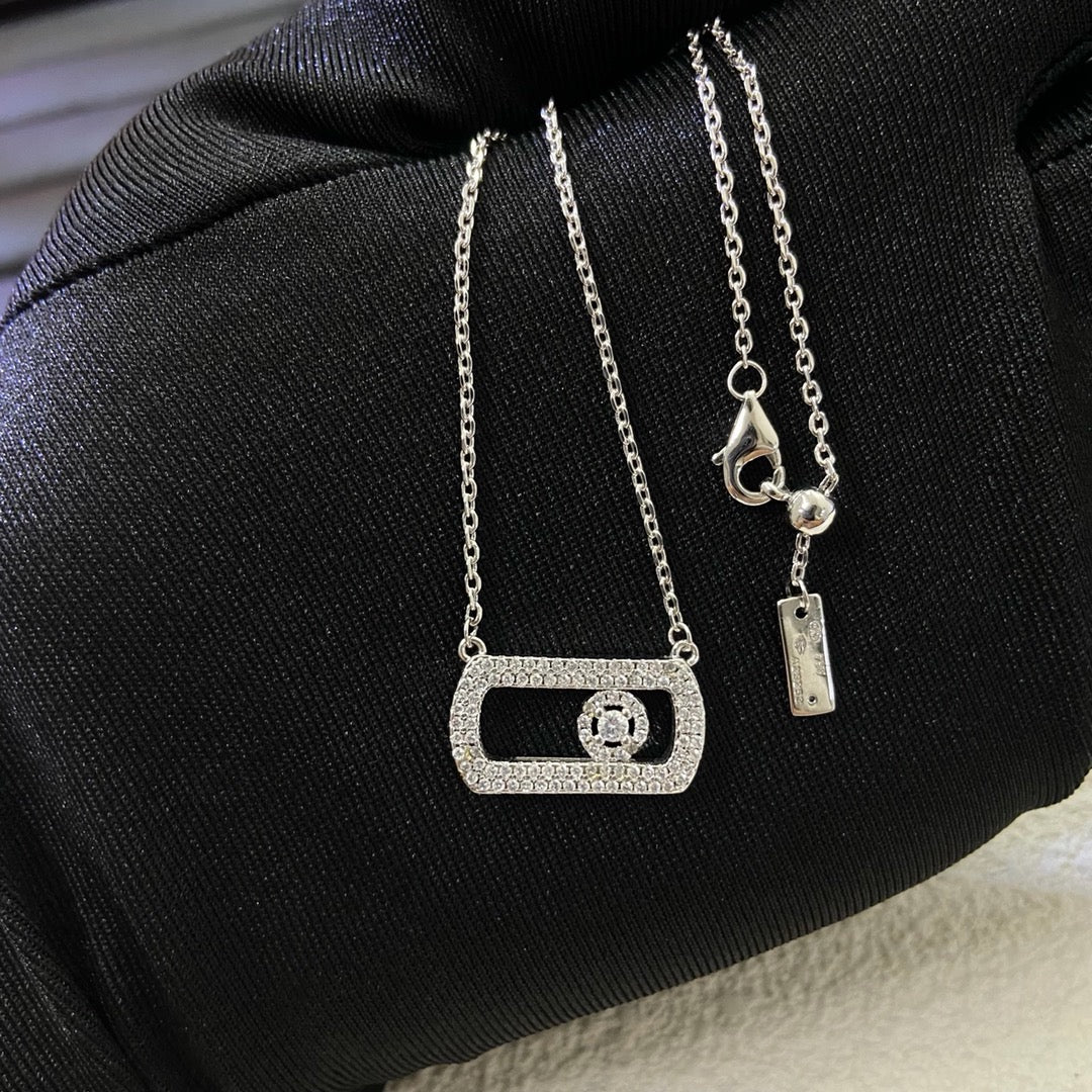 [Veyra Jewelry] So Move Pavé Sliding Diamond Necklace