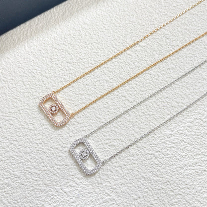 [Veyra Jewelry] So Move Pavé Sliding Diamond Necklace