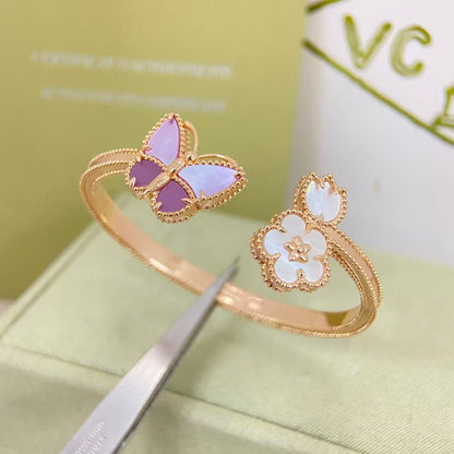 ¡®Veyra Jewelry¡¯Lucky Alhambra Butterfly & Clover Open Bangle,