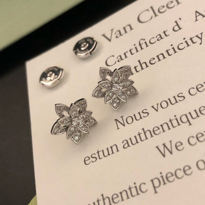 ¡®Veyra Jewelry¡¯Lotus Openwork Earrings（Mini）