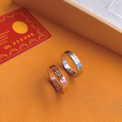 ¡®Veyra Jewelry¡¯Signature Single‑Diamond Couple Band Rings