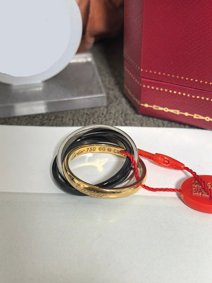 [Veyra Jewelry]TRINITY RING GOLD PINK GOLD SILVER