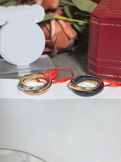 [Veyra Jewelry]TRINITY RING GOLD PINK GOLD SILVER