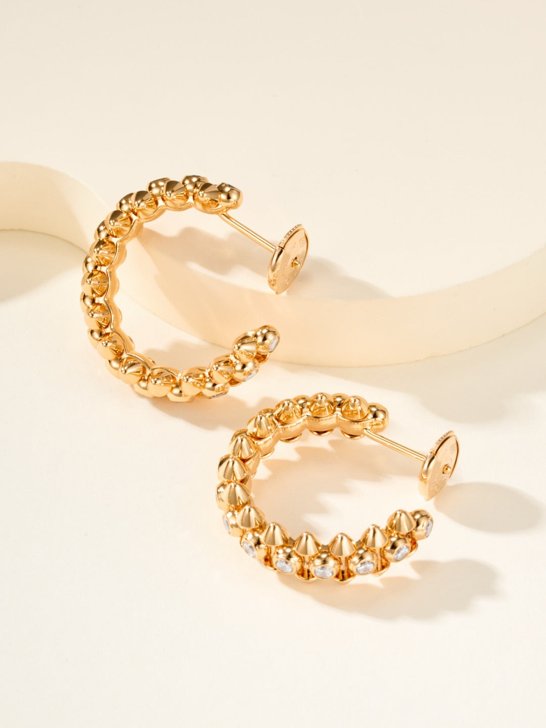 ¡®Veyra Jewelry¡¯Clash‑de  Spiked Diamond Earrings