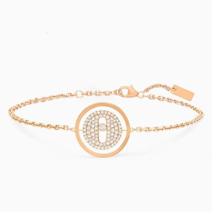 [Veyra Jewelry]LUCKY MOVE DIAMOND PAVED BRACELET