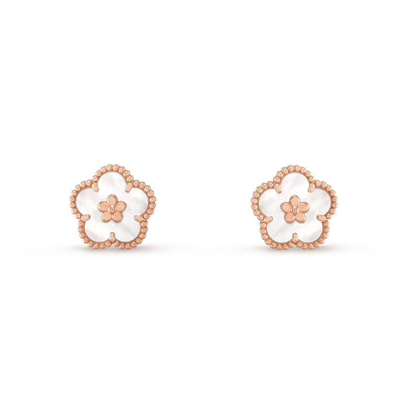 [Veyra Jewelry]LUCKY WHITE MOP EARRINGS