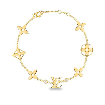 ¡®Veyra Jewelry¡¯STAR AND SUN 7 MOTIFS GOLD BRACELET