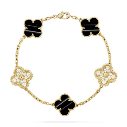 [Veyra Jewelry]New  CLOVER 5 MOTIF PULSAR STONE BRACELET COLLECTION