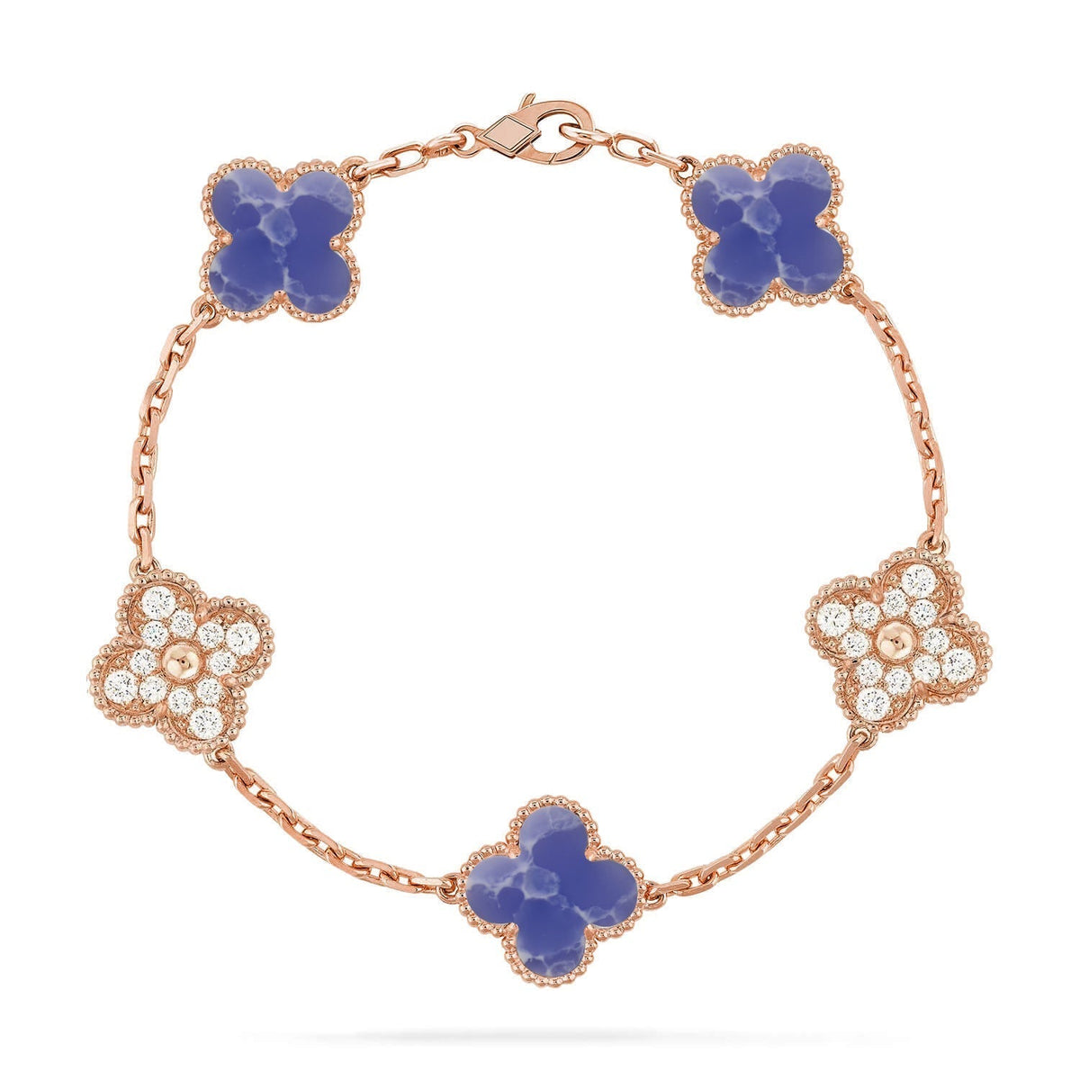 [Veyra Jewelry]New CLOVER 5 MOTIF BLUE VEINS BRACELET COLLECTION