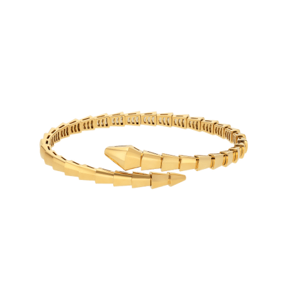 [Veyra Jewelry]Viper Silver No‑Diamond Snake Bracelet