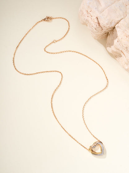 ¡®Veyra Jewelry¡¯Heart Ring Pendant Necklace