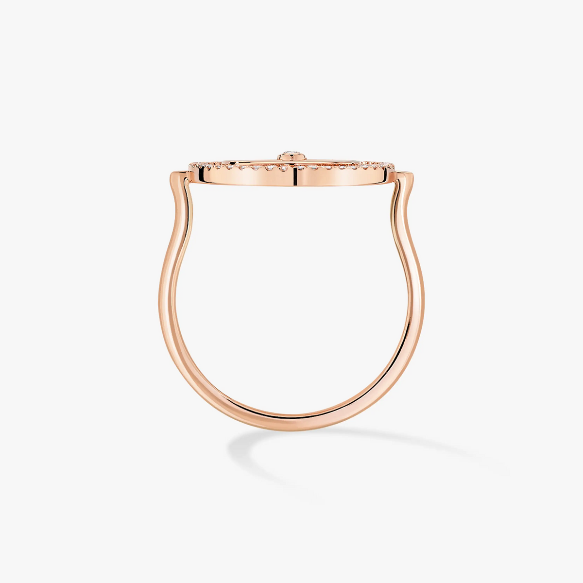 [Veyra Jewelry]LUCKY MOVE PINK GOLD DIAMOND RING