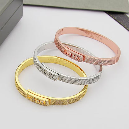[Veyra Jewelry]Move Noa Full Pavé Diamond Bangle Bracelet
