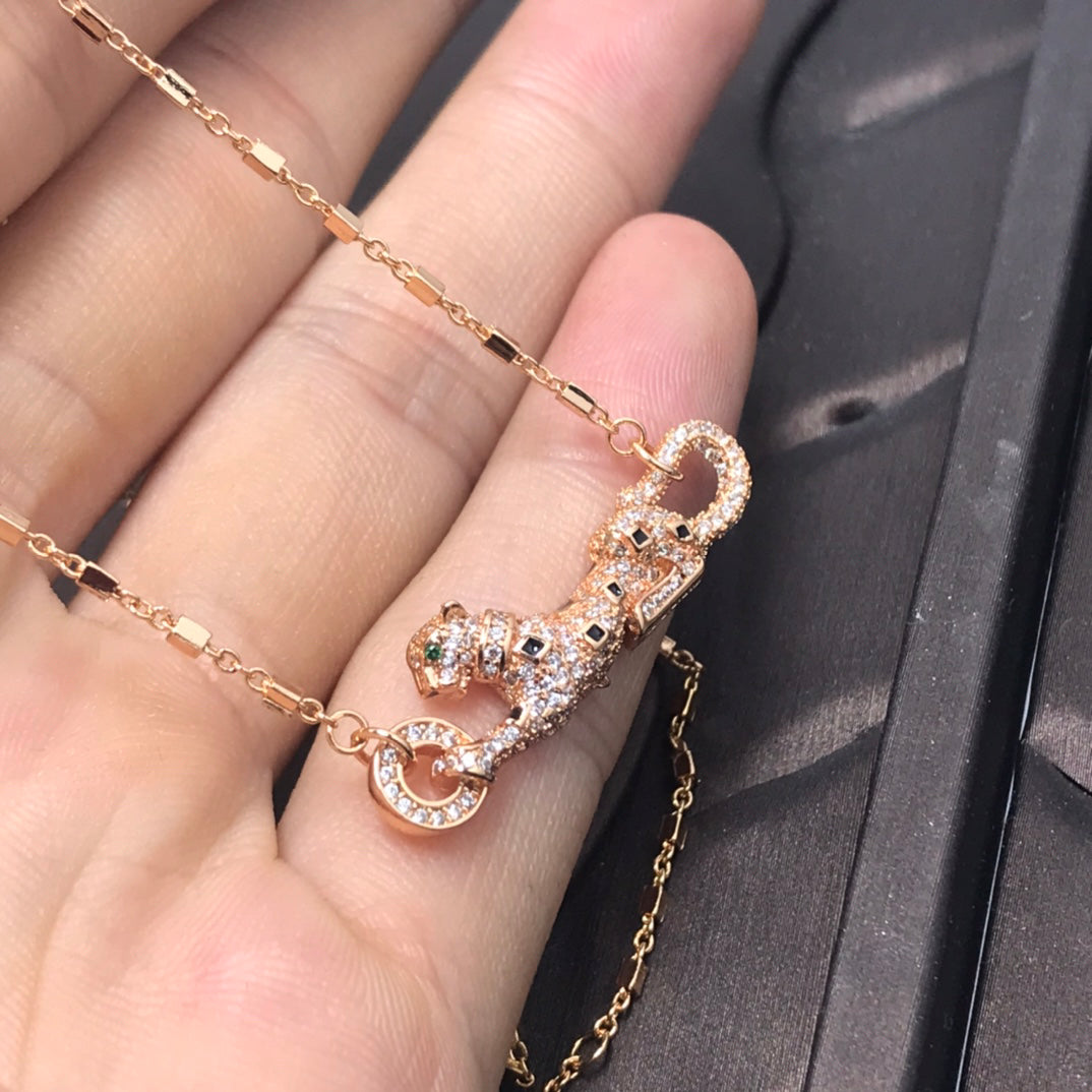 ¡®Veyra Jewelry¡¯Pave Panther Pendant Necklace