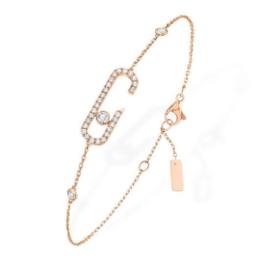 [Veyra Jewelry]BABY MOVE DIAMOND BRACELET(Adjustable length)