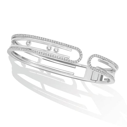 [Veyra Jewelry]MOVE 10TH PAVED DIAMOND BRACELET