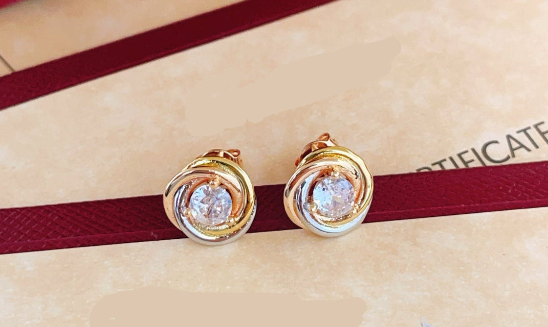 ¡®Veyra Jewelry¡¯Pave Stud Earrings