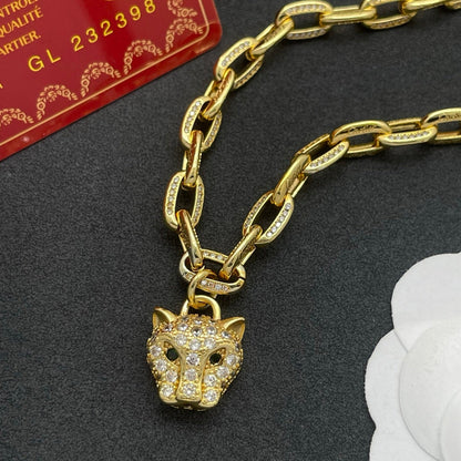 ¡®Veyra Jewelry¡¯Lion Head Link Chain Necklace