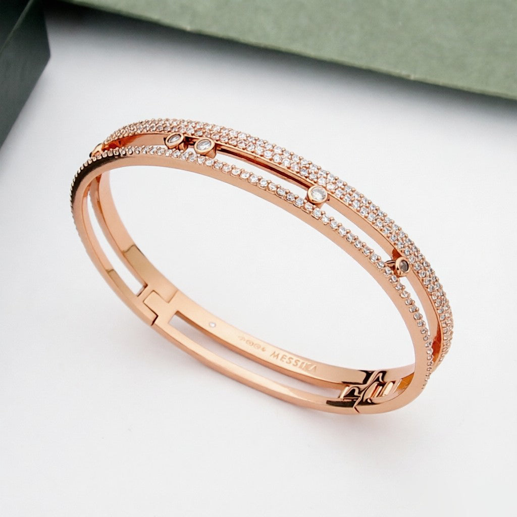 [Veyra Jewelry]Move Romane pavé bangle