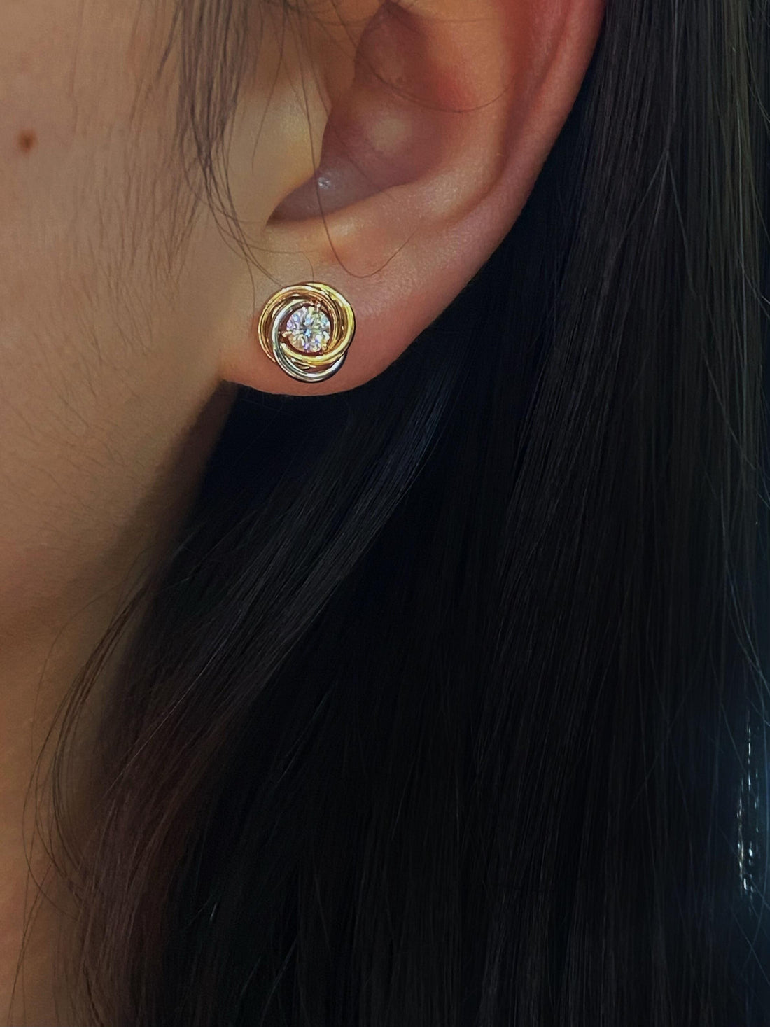 ¡®Veyra Jewelry¡¯Pave Stud Earrings