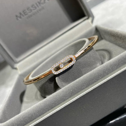 [Veyra Jewelry]Move Uno pavé flex bangle medium