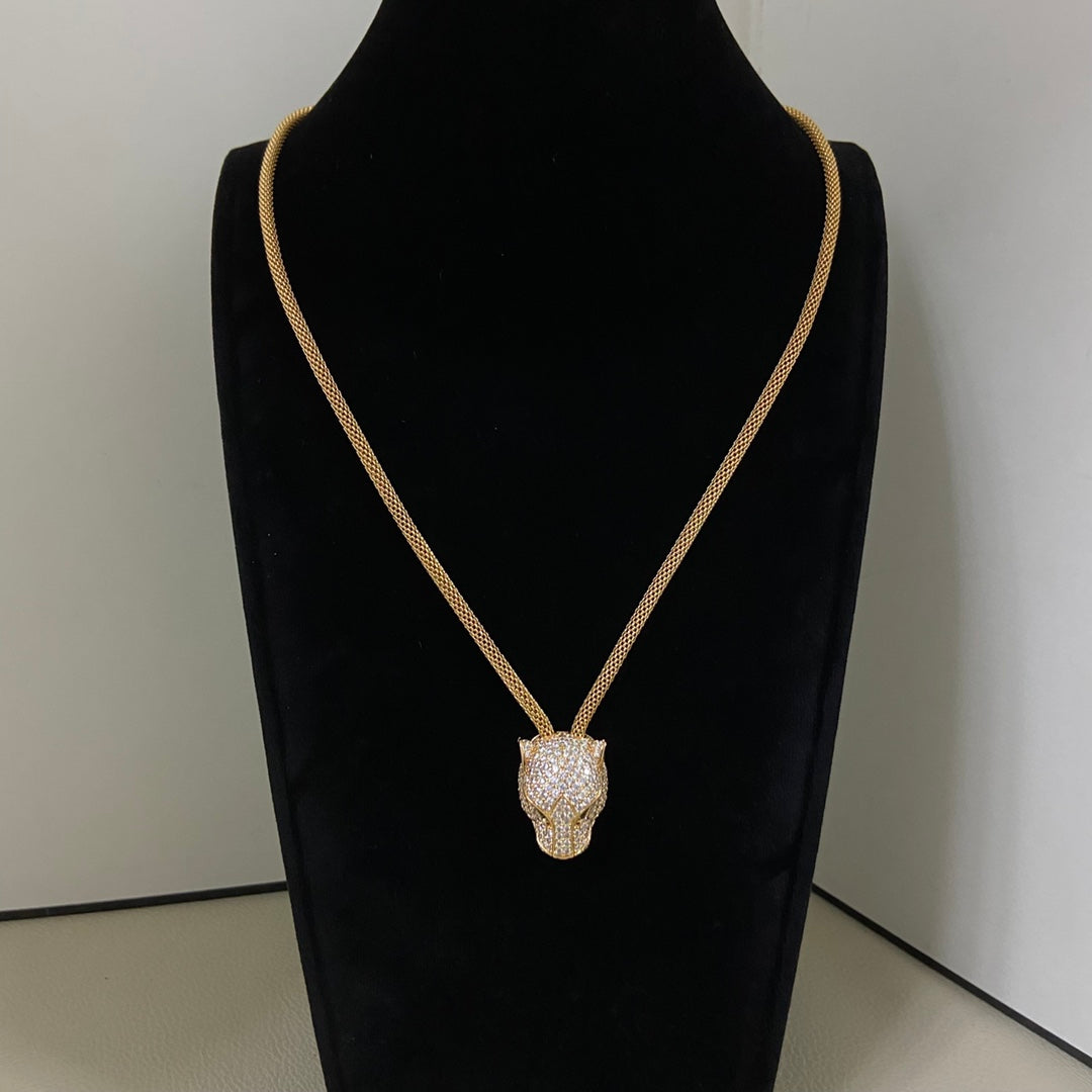 ¡®Veyra Jewelry¡¯Panther Head Layered Necklace