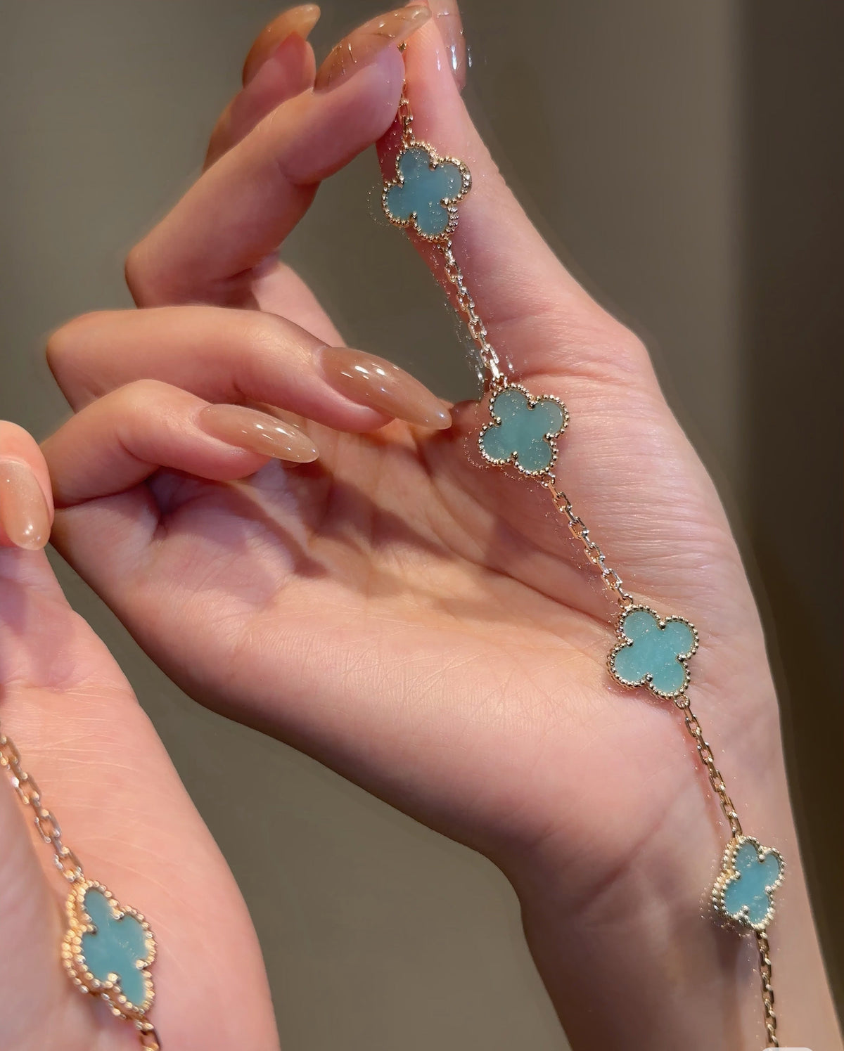[Veyra Jewelry]Baby Blue Braided Bracelet