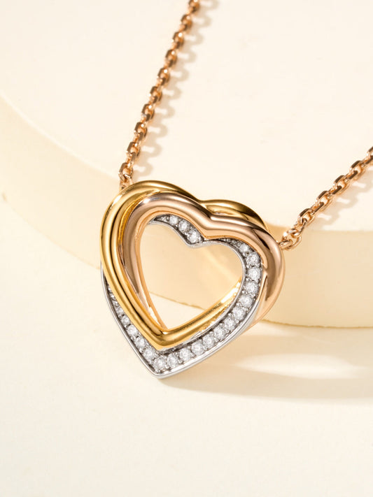 ¡®Veyra Jewelry¡¯Heart Ring Pendant Necklace