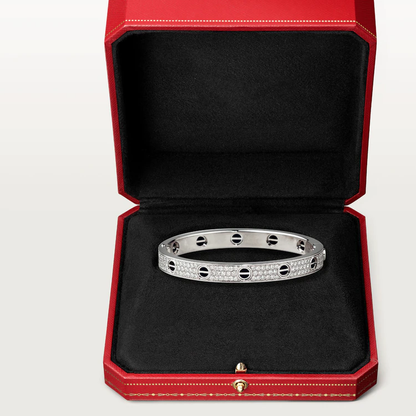 ¡®Veyra Jewelry¡¯LOVE BRACELET 6.1MM DIAMOND-PAVED CERAMIC