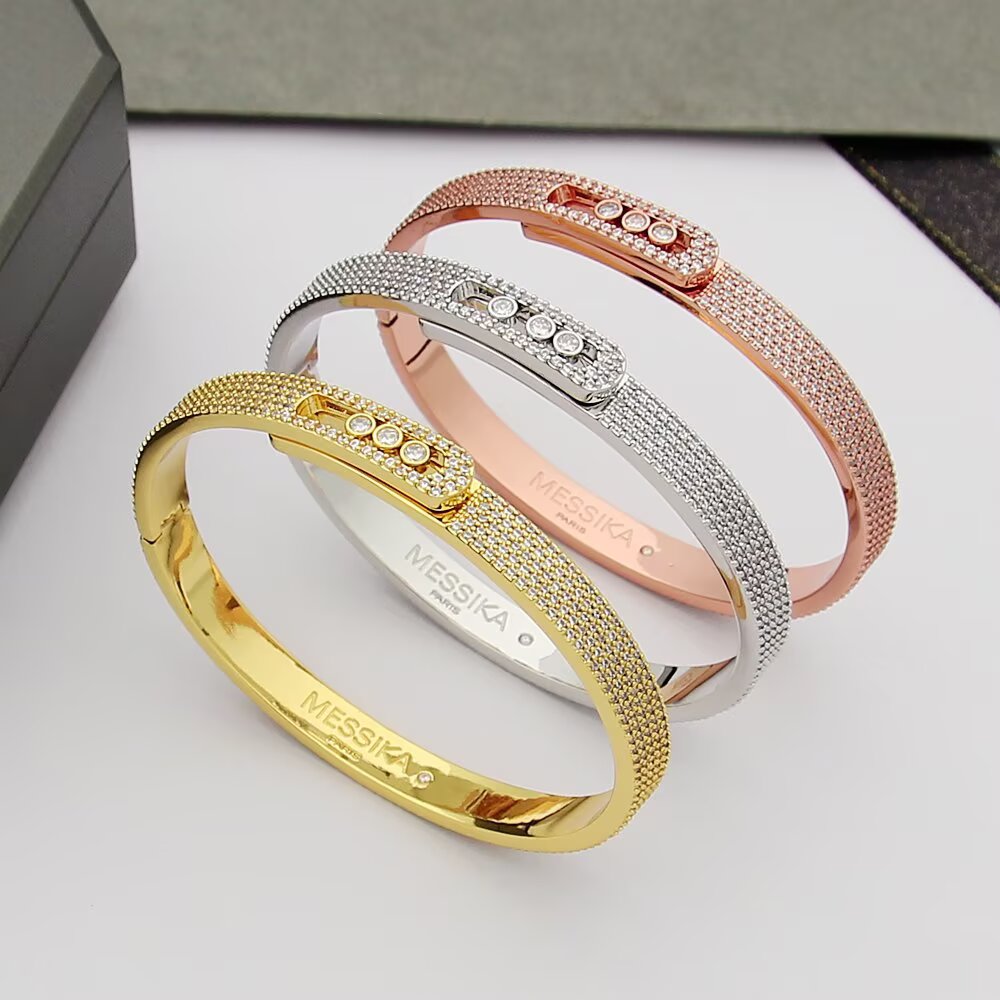 [Veyra Jewelry]Move Noa Full Pavé Diamond Bangle Bracelet