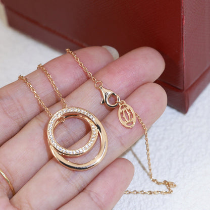 ¡®Veyra Jewelry¡¯Double Circle Pendant Necklace