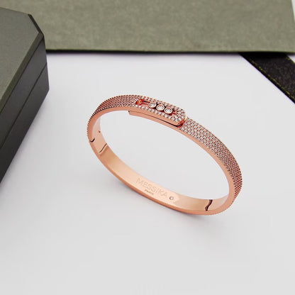 [Veyra Jewelry]Move Noa Full Pavé Diamond Bangle Bracelet