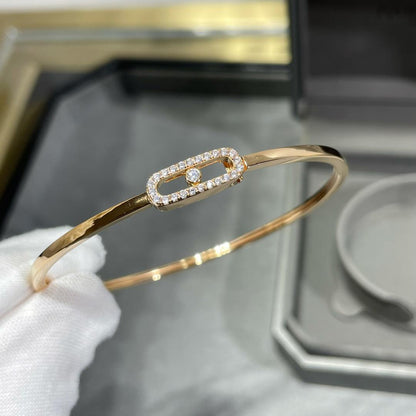 [Veyra Jewelry]Move Uno pavé flex bangle medium