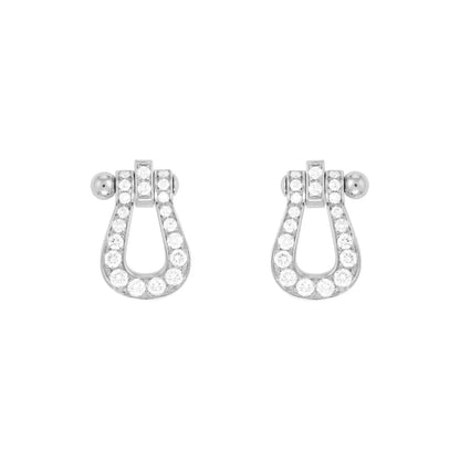 ¡®Veyra Jewelry¡¯FORCE 10 FULL DIAMOND STUD EARRINGS MINI MODEL