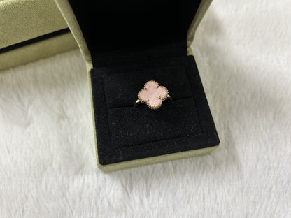 [Veyra Jewelry]Pink Clover Ring